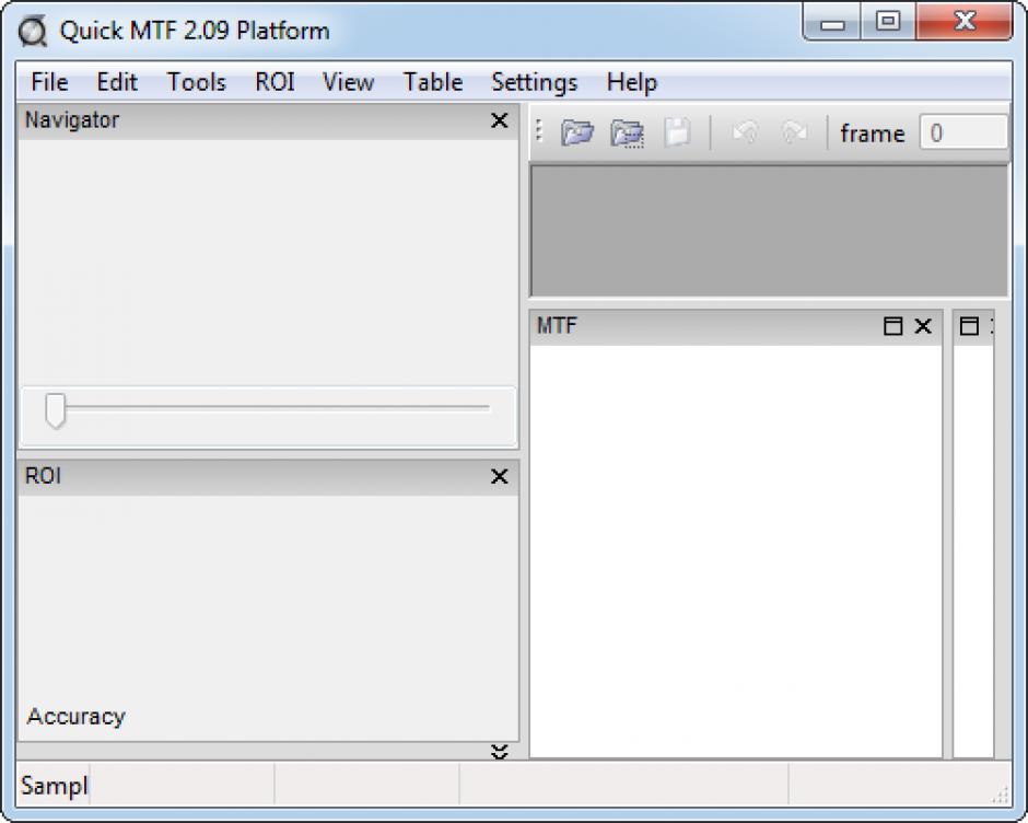 Quick MTF Platform main screen
