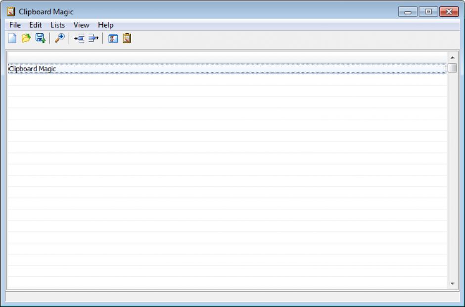 Clipboard Magic main screen