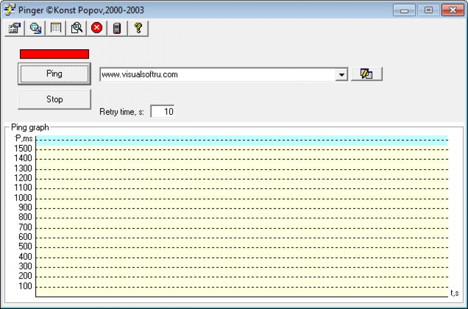 screenshot of program