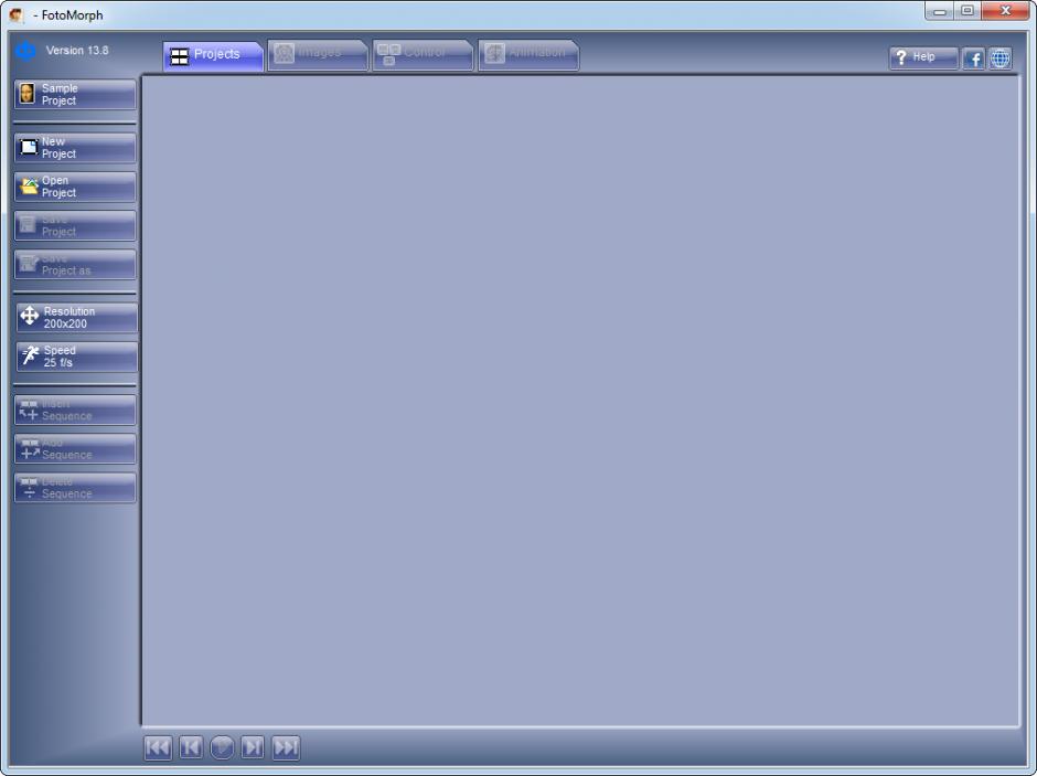 screenshot of program