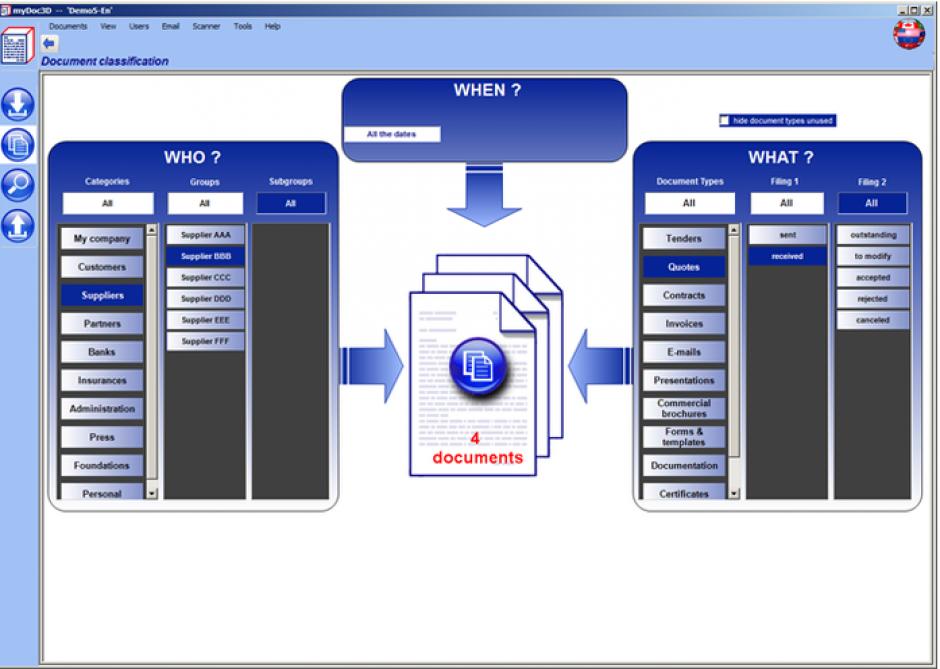 myDoc3D main screen