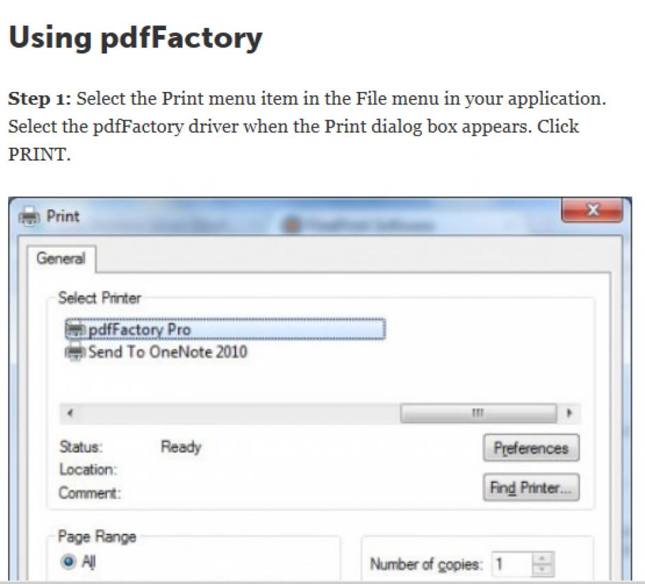 PDF Factory Pro main screen