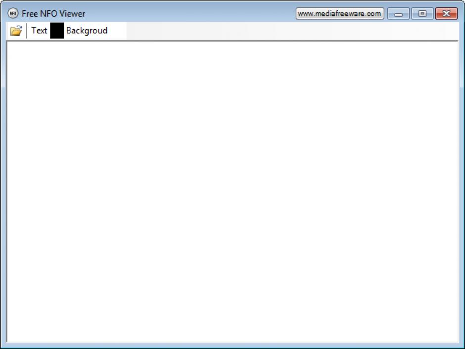 Free NFO Viewer main screen