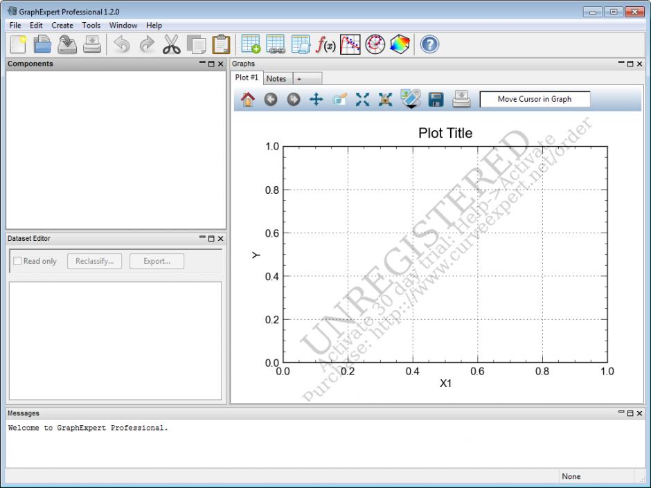 GraphExpert Professional main screen