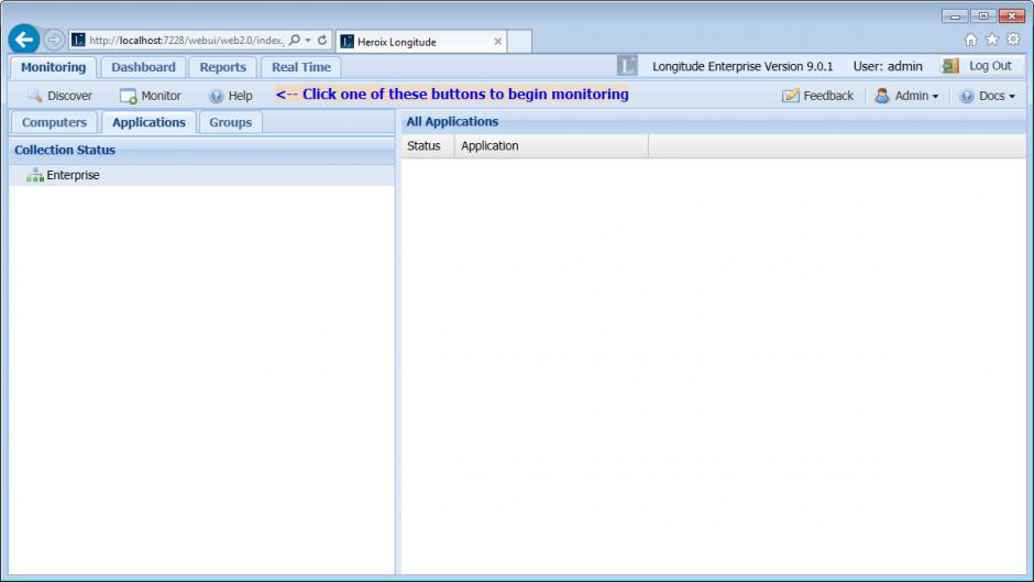 screenshot of program