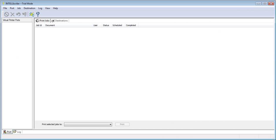 INTELLIscribe main screen