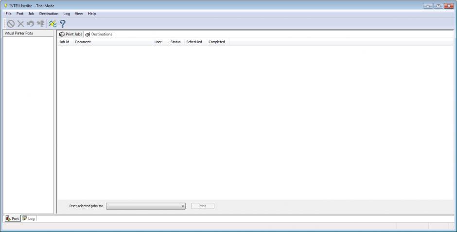 INTELLIscribe main screen