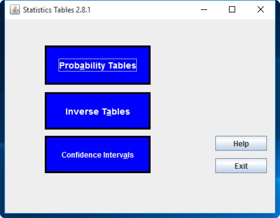 jdistabs main screen