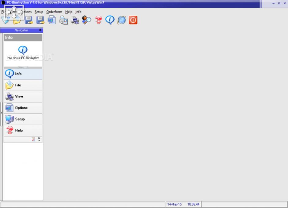 screenshot of program