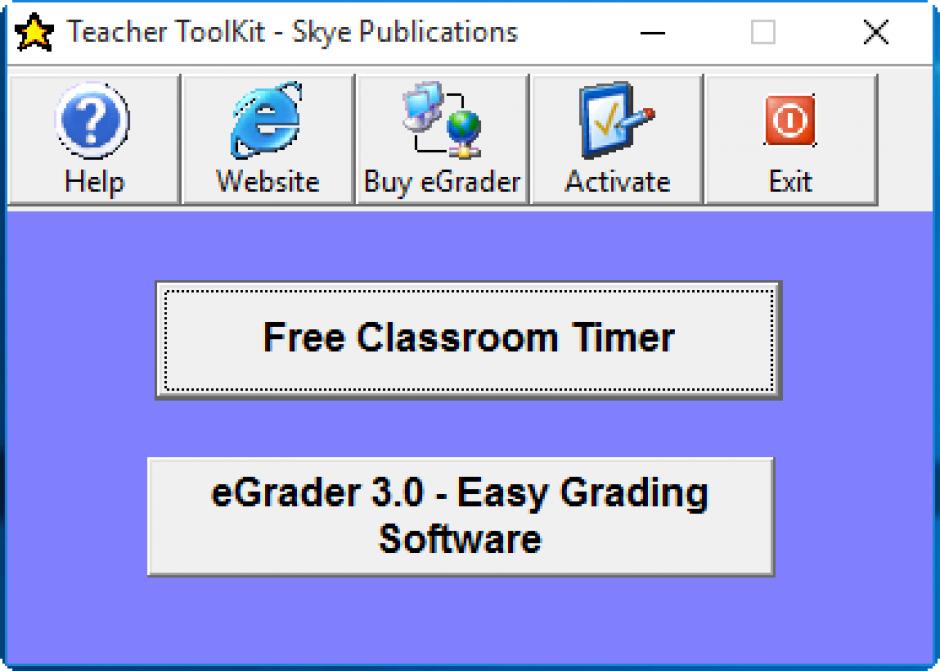 Teacher ToolKit main screen