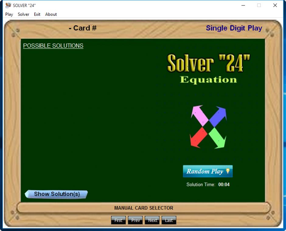 screenshot of program