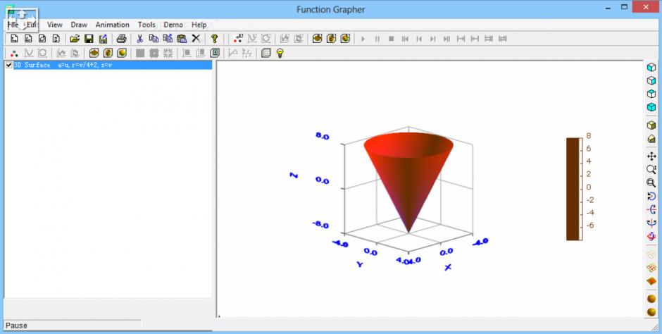 Visual Math main screen