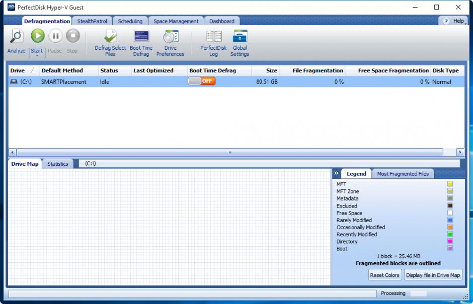 screenshot of program