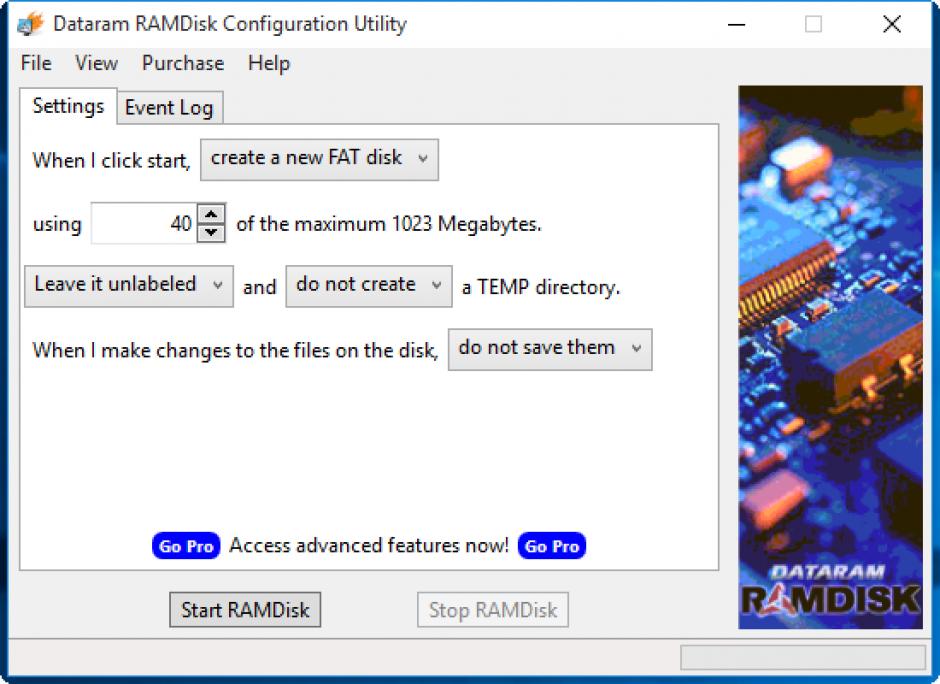 what is dataram ramdisk