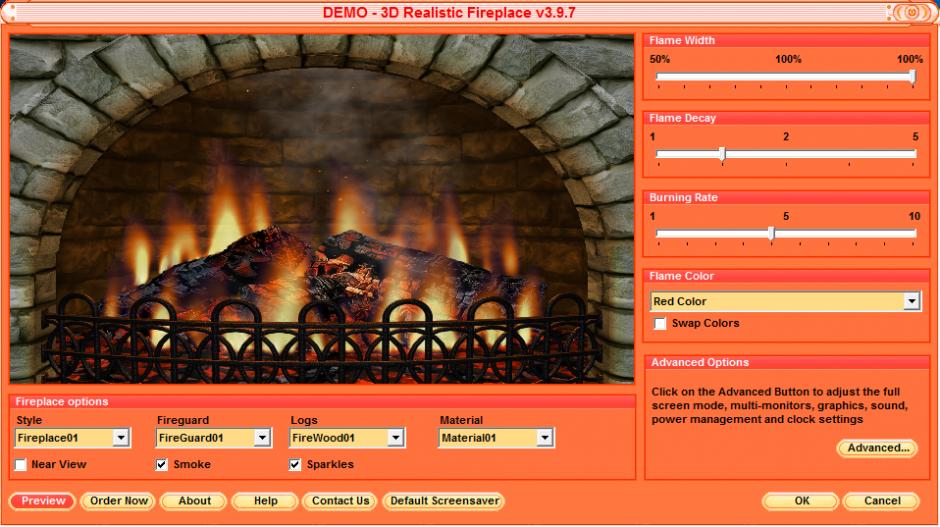 screenshot of program