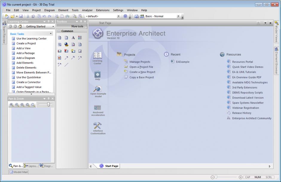 screenshot of program