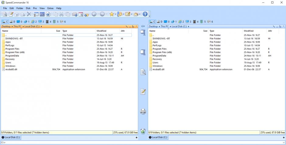 screenshot of program