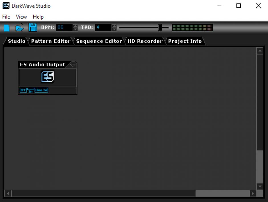 DarkWave Studio main screen