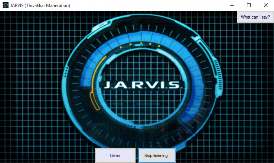 Jarvis main screen