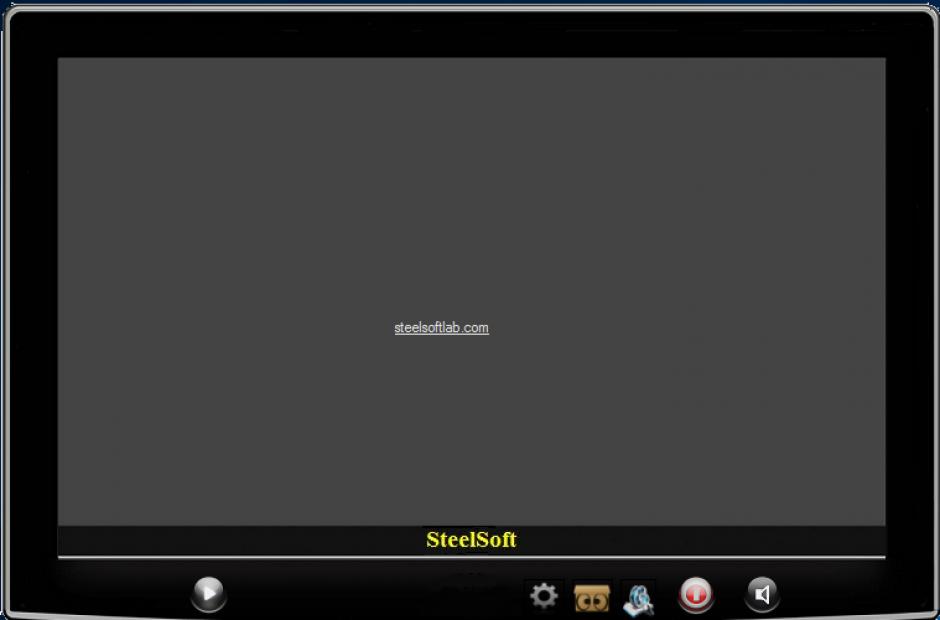 SteelSoft TV main screen