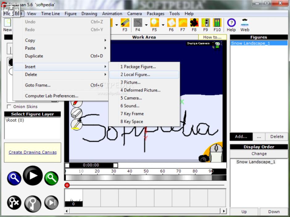 screenshot of program