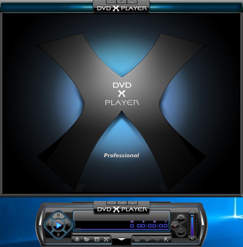 DVD X Player Professional main screen