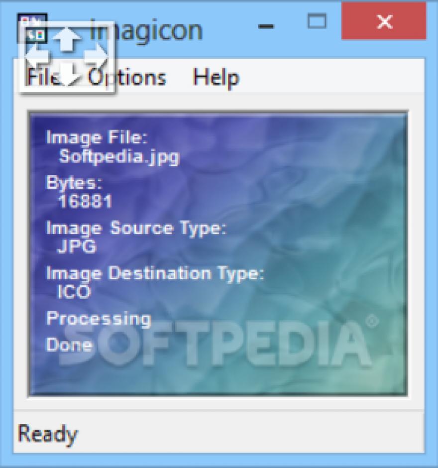 screenshot of program