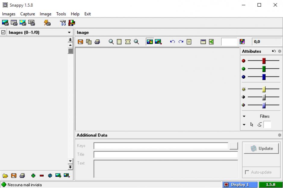 screenshot of program