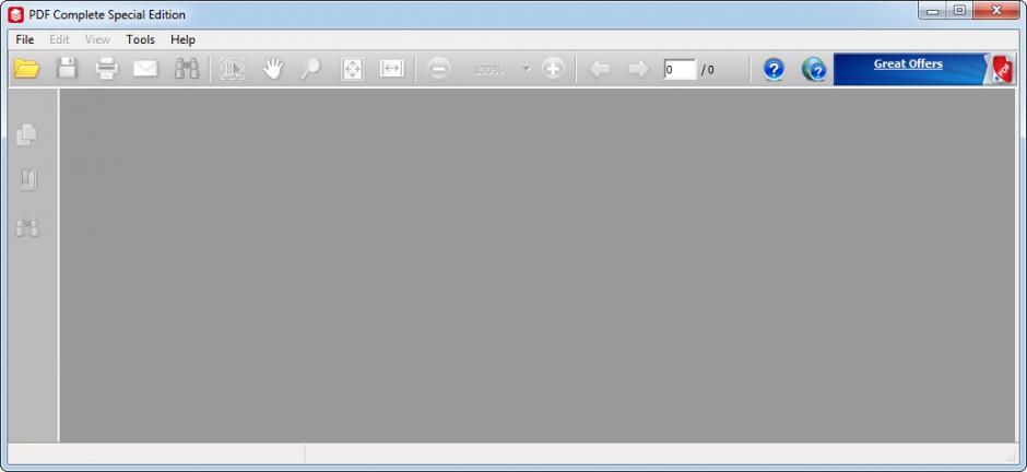 PDF Complete main screen