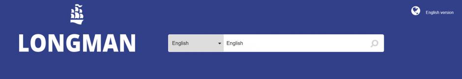 Longman English Dictionary Browser main screen