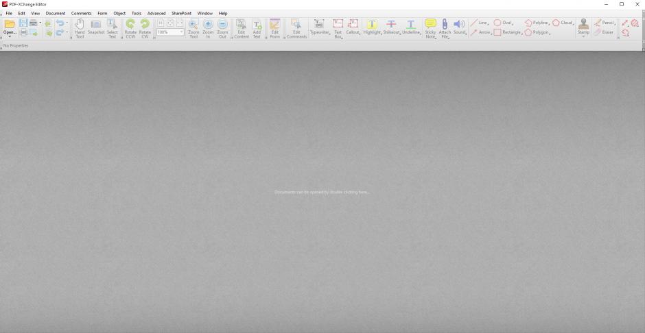 PDF-XChange PRO main screen