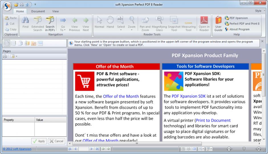 Perfect PDF 8 main screen
