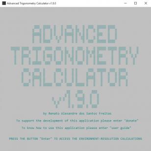 Advanced Trigonometry Calculator main screen