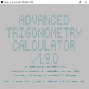 Advanced Trigonometry Calculator main screen