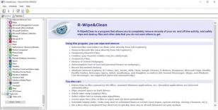 R-Wipe&Clean main screen