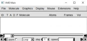 VMD main screen