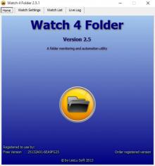 Watch 4 Folder main screen