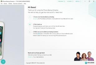 iPhone Backup Extractor main screen