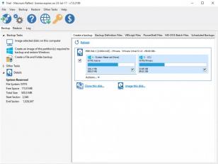 Macrium Reflect Workstation Edition main screen