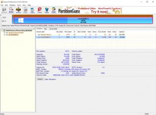 PartitionGuru main screen