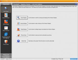 CleanMyPC - Registry Cleaner main screen