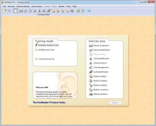 EarMaster Pro main screen