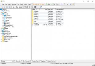 A43 File Management Utility main screen