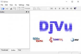 DjVuLibre DjView main screen