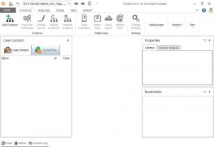 Electronic Evidence Examiner main screen