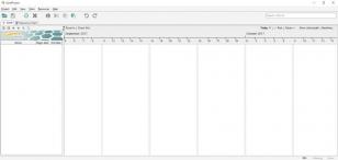 GanttProject main screen