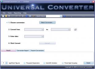 Universal Converter main screen