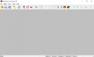 3D Object Converter main screen