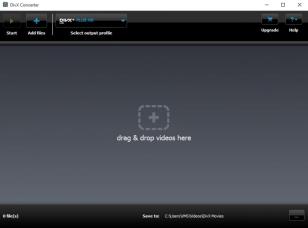 DivX main screen