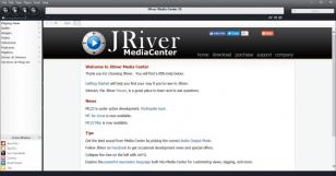 JRiver Media Center main screen
